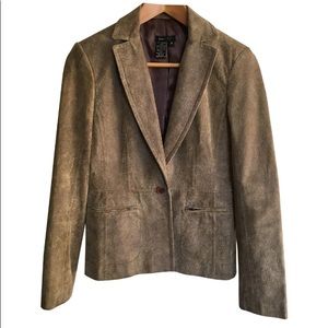 💯% LEATHER BLAZER by BCBGmaxazria, great quality